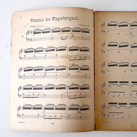 Petites Études de la Vélocité - CARL CZERNY 楽譜