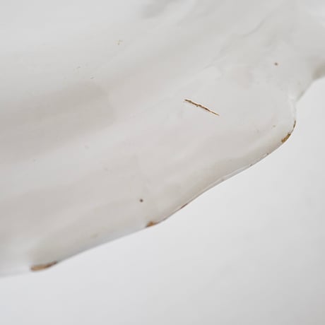 白釉 オーヴァル大皿(R) w42.5cm