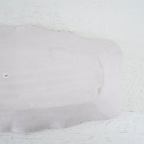 白釉 ポワソン皿(特大 角型) w68.5cm