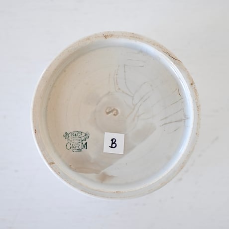 Creil et Montereau 円筒型コンフィポット(B) Φ10.8cm