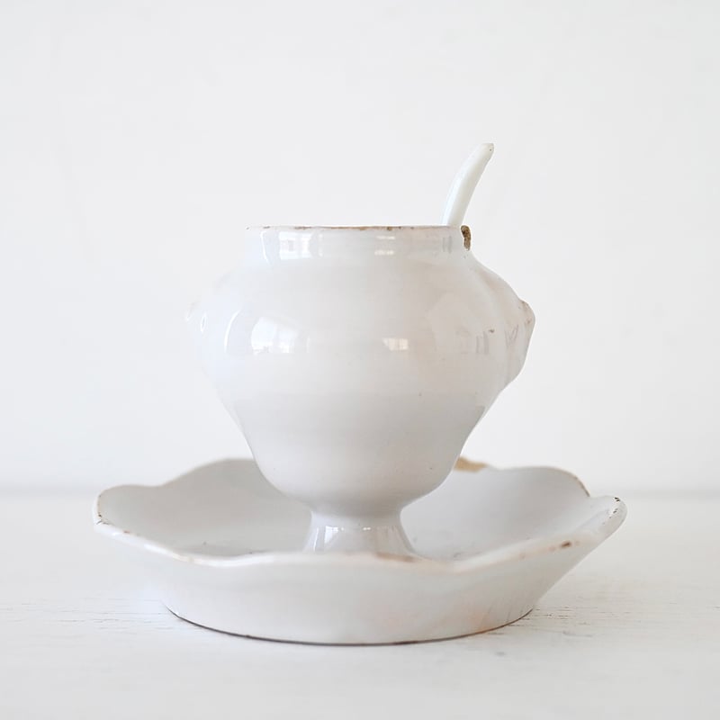 白釉 匙付きムタディエ | SOUVENIR de PARIS