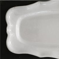 白釉 ポワソン皿(特大 角型) w68.5cm