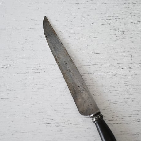 黒檀ハンドル お肉用ナイフとフォークのセット
