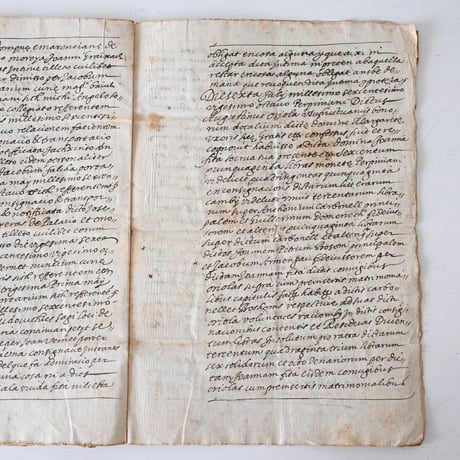 1700年代後期の古い証書(D)