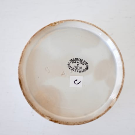 Gien 円筒型コンフィポット(C) Φ11cm