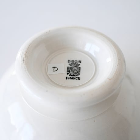Sarreguemines 白いボウル(D) Φ16cm