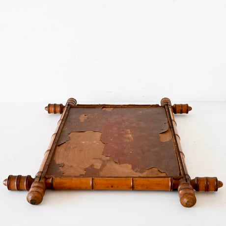 Miroir en Bois Style Bambo バンブーミラー(大)