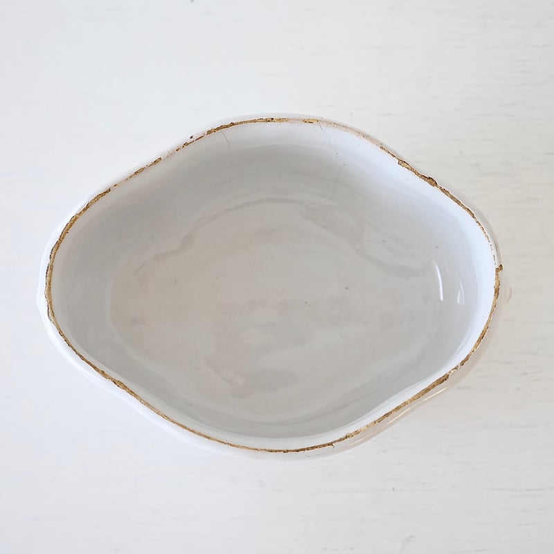 白釉 シュクリエ(砂糖入れ) ※ダメージあり | SOUVENIR de PARIS