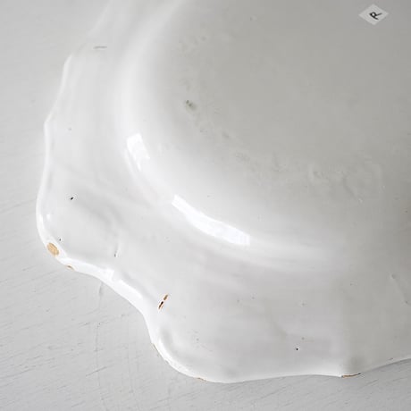 白釉 オーヴァル大皿(R) w42.5cm
