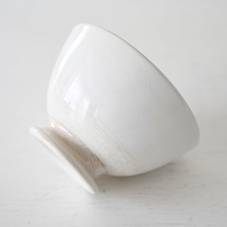 窯元不明 白い"厚手"ボウル(E) Φ12.5cm