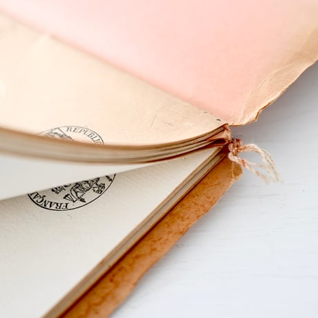 1908-1909年の古い証書(4冊綴じ)