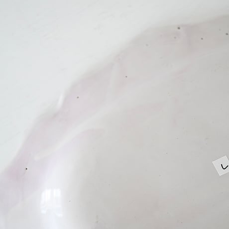 白釉 オーヴァル大皿(L) w39cm