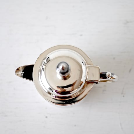 NICKEL SILVER 小振りなクリームポット