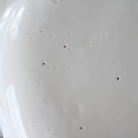白釉 Moustiers 特大深皿(P) ※×印 Φ39.5cm