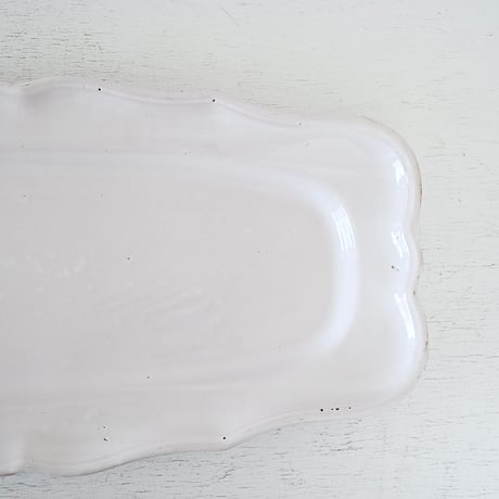 白釉 ポワソン皿(特大 角型) w68.5cm