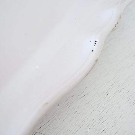 白釉 ポワソン皿(特大 角型) w68.5cm