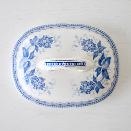 オランダ Maastricht ライラックが描かれた石鹸ケース(蓋付)