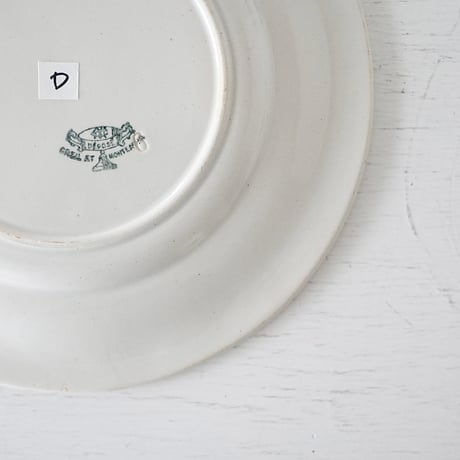 Creil et Montereau デセール皿(D) Φ19.5cm