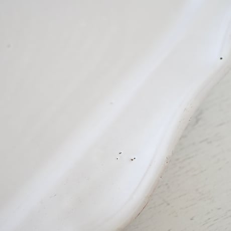 白釉 ポワソン皿(特大 角型) w68.5cm