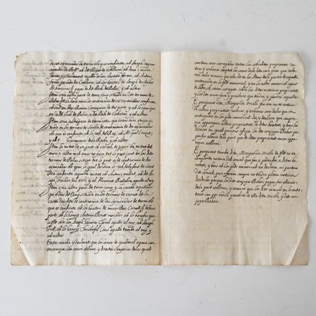 1700年代後期の古い証書(D)