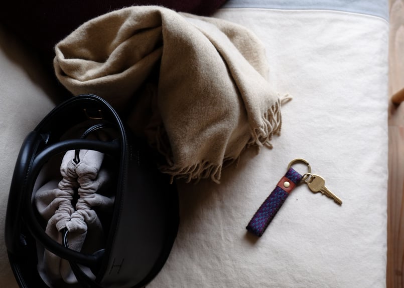 カード織りのキーリング・WIDE | ISANA WEB STORE