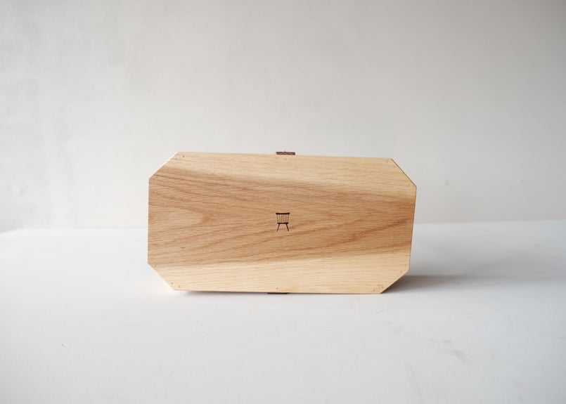 曲木のハンドルがついた木製バスケット Sサイズ【カリーキャリー