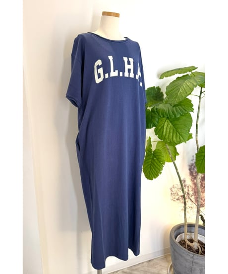 "G.L.H.F" ロゴTシャツワンピース