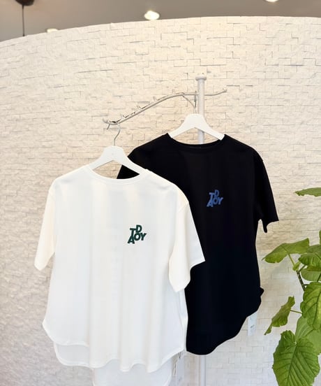 バックテープ ロゴTシャツ