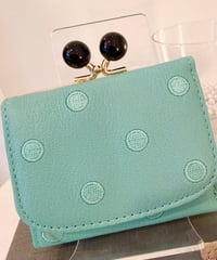 【新色】アクリル玉３つ折り財布