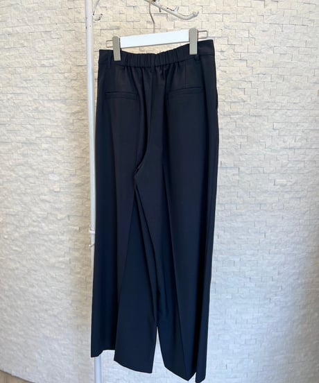 シャンブレー タックパンツ