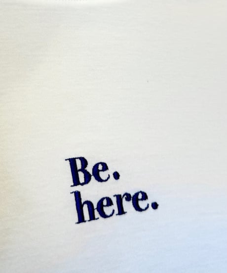 Be.here ロゴTシャツ