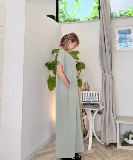 スキッパー ロングワンピース