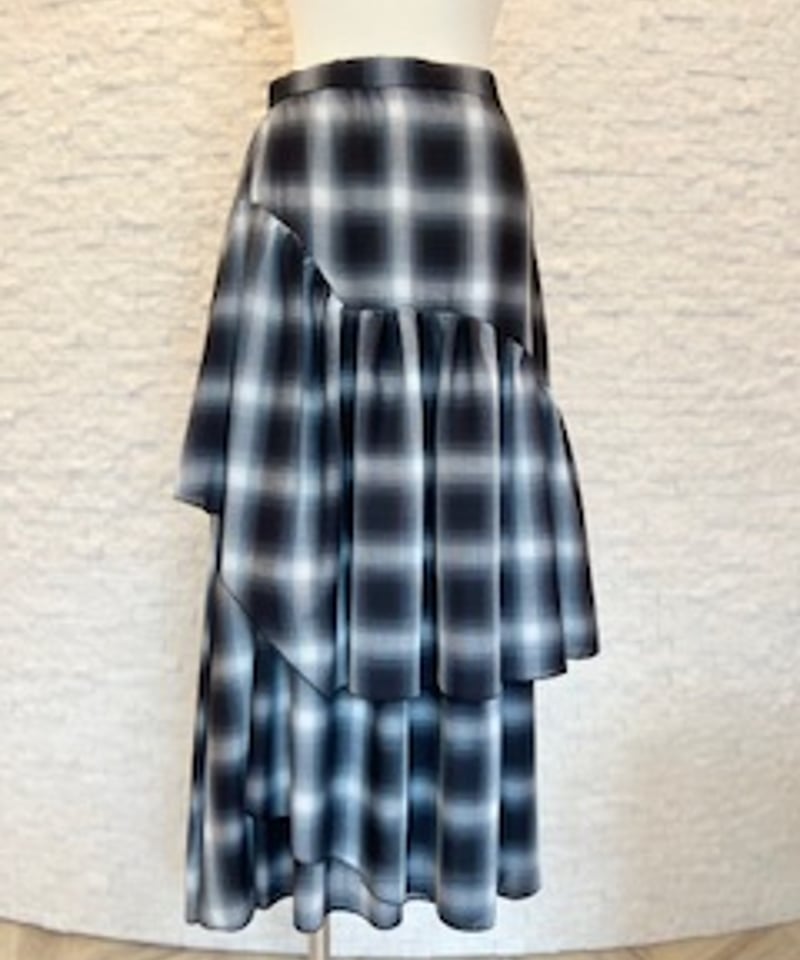 シアーチェックフリルスカート | セレクトショップ noi bloom