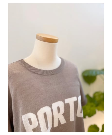 " PORTO " シアーロゴニット