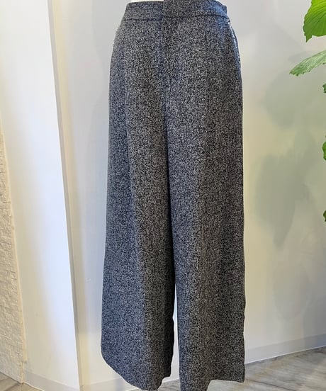 ツイードワイドパンツ