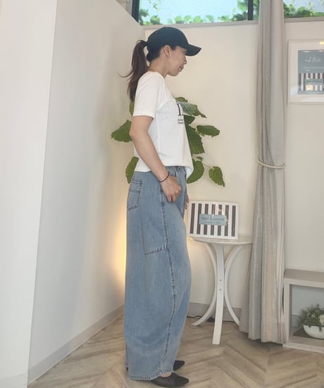 【追加生産分】カーブデニムパンツ