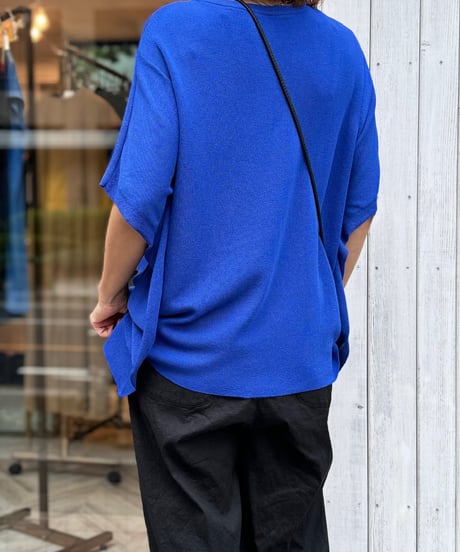 変形無地トップス