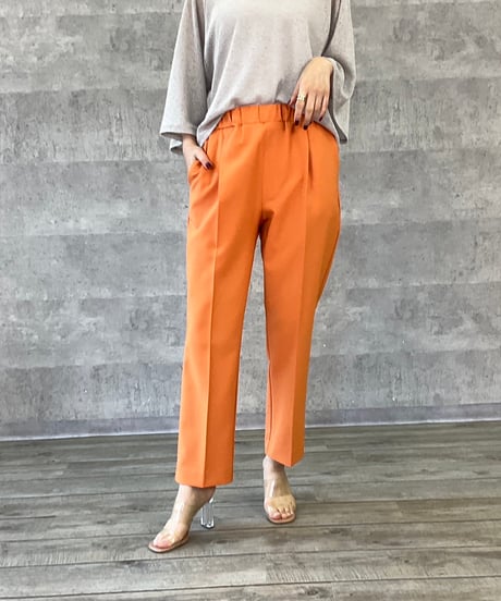 8分丈 ストレートパンツ