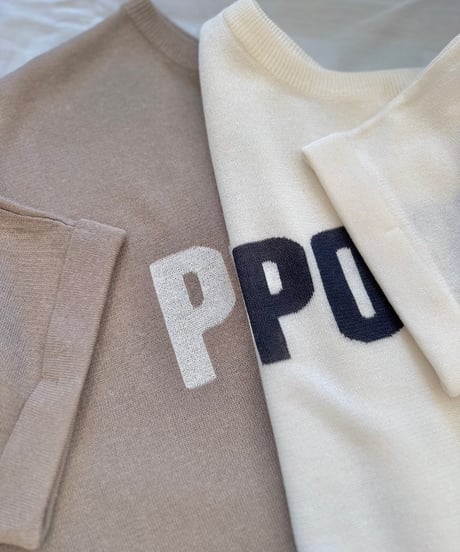 " PORTO " シアーロゴニット