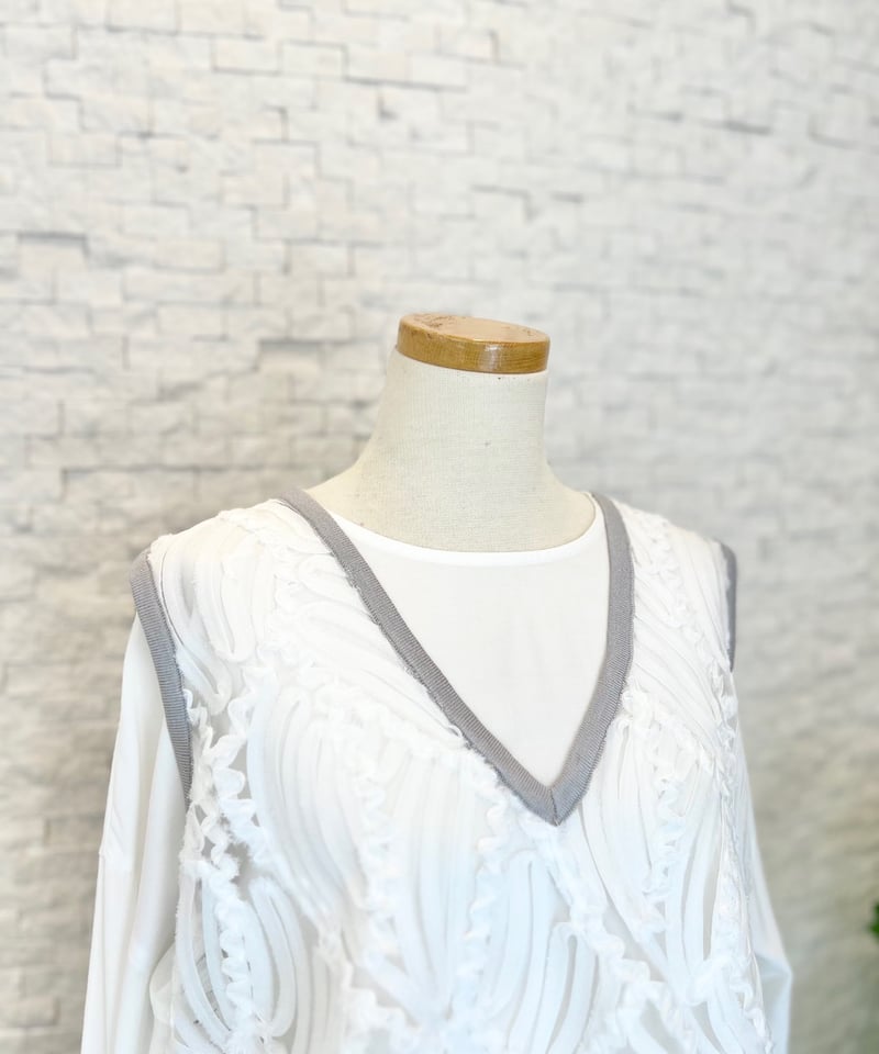 2way レース✖️ニットベスト | セレクトショップ noi bloom