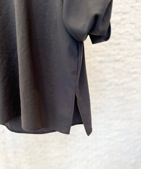 ストレッチ シフォンタックブラウス