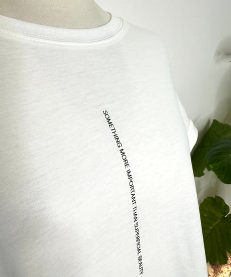 縦ロゴ フレンチTシャツ