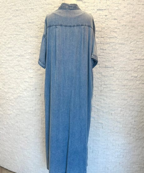 テンセルデニムワンピース