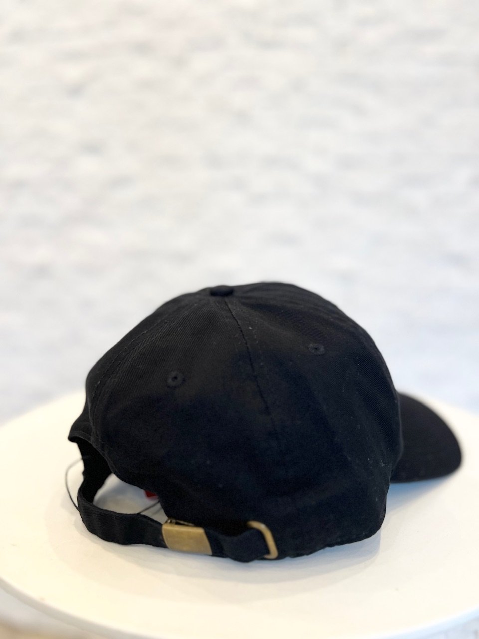 Account 刺繍ロゴキャップ(black) | セレクトショップ noi bloom