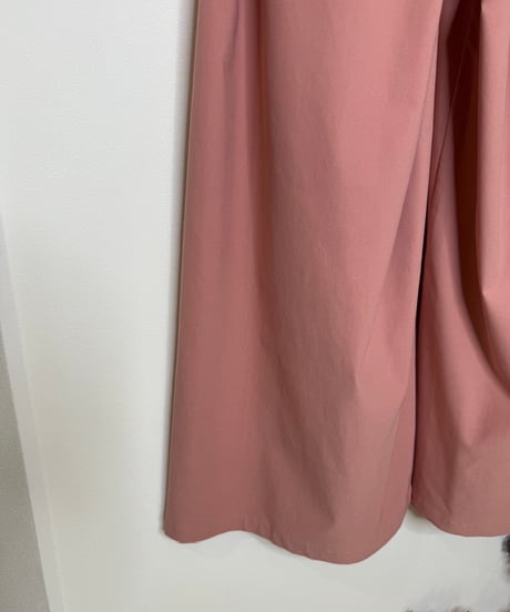 ストレッチ ツイルワイドパンツ