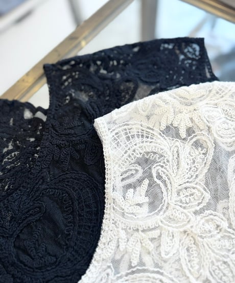 レースフレンチ2wayトップス