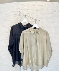 ドットブラウス