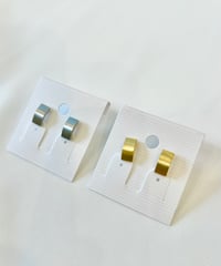【金属アレルギー対応】プレートピアス