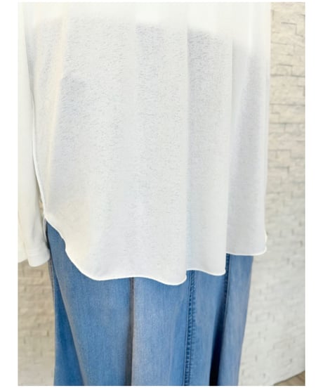 シアーロングTシャツ
