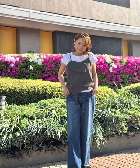 38sizeのみ！裾フリンジデニム